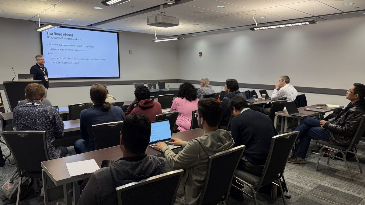 🎤 Prof. Ben Hermann just delivered an inspiring talk at #STATIC2025:
“Scaling Static Analysis – The Why, the How, and the What” 📚
🤝 Wonderful discussions followed on scaling challenges and solutions!
#ICSE2025 <a href="/ICSEconf/">ICSE</a>