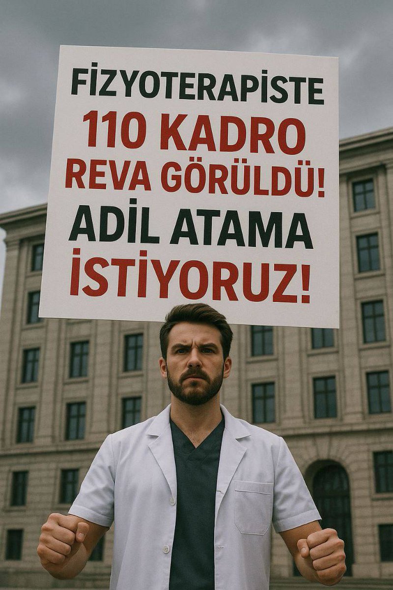 <a href="/drmemisoglu/">Prof. Dr. Kemal Memişoğlu</a> Sayın Bakanım <a href="/drmemisoglu/">Prof. Dr. Kemal Memişoğlu</a> 

🔶 FİZYOTERAPİSTLER olarak 2022 Kpss de aldıgımız sayılara tekrar bakmanızı ve 2 yıl içinde ekstra mezun olan FİZYOTERAPİSTLERi de dahil ederek adil bir atama yapılsın 

🔷Biz hiçbir sağlık personelinin atama sayısından pay istemiyoruz hakkımız olan