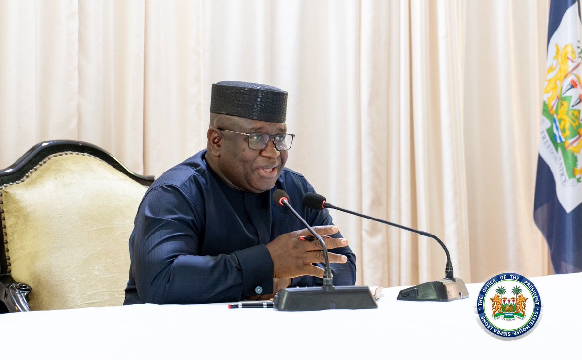 Julius Maada Bio tweet media