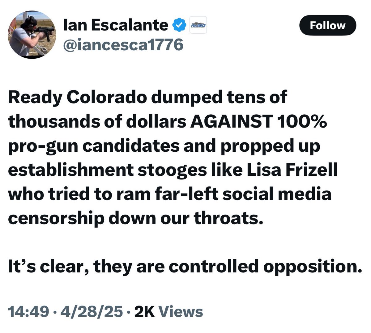RMGO has backed drunks, drug dealers &amp; convicted child abusers in their losing primary efforts, while Ready has supported conservatives that support gun rights, law enforcement &amp; school choice.

Character is what separates <a href="/ReadyColo/">Ready Colorado Education</a>’s candidates from RMGO’s.

27-0 since 2016.