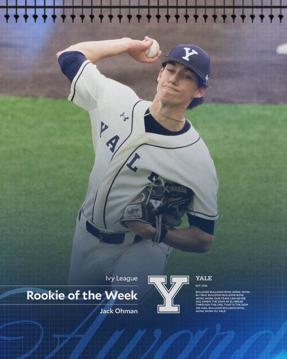 Yale Baseball (@yalebaseball) on Twitter photo A pair of ACES ♠️
Colton Shaw and Jack Ohman have earned <a href="/IvyLeague/">Ivy League</a> weekly honors 🌿
📰 tinyurl.com/mvcpxxn2
#ThisIsYale A pair of ACES ♠️
Colton Shaw and Jack Ohman have earned <a href="/IvyLeague/">Ivy League</a> weekly honors 🌿
📰 tinyurl.com/mvcpxxn2
#ThisIsYale