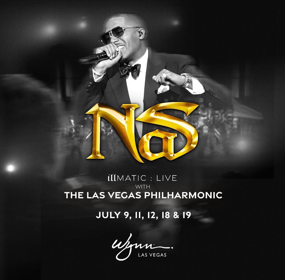 nasinfo_'s tweet image. Nas returns to Las Vegas this summer pre sale starts this Thursday at 10Am PST use code : AEG2025
