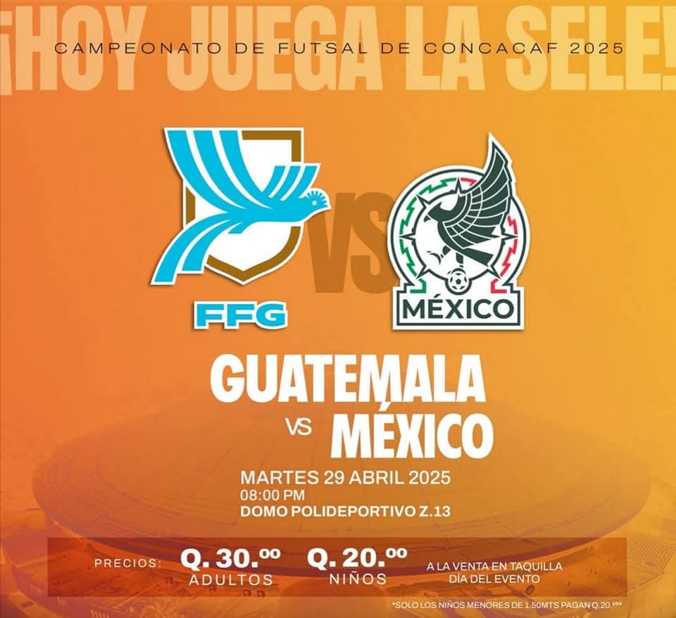 lrsolares's tweet image. PREMUNDIAL DE FUTSAL FEMENIL 🏟️⚽

La Selección Nacional de Guatemala de futsal femenil debutará en el Campeonato Premundial de la Concacaf ante México en el Domo Polideportivo de la zona 13. 

🕑 20:00 horas 

Presentado por: Aquasistemas Guatemala 

#VamosGuate #ModoSelección