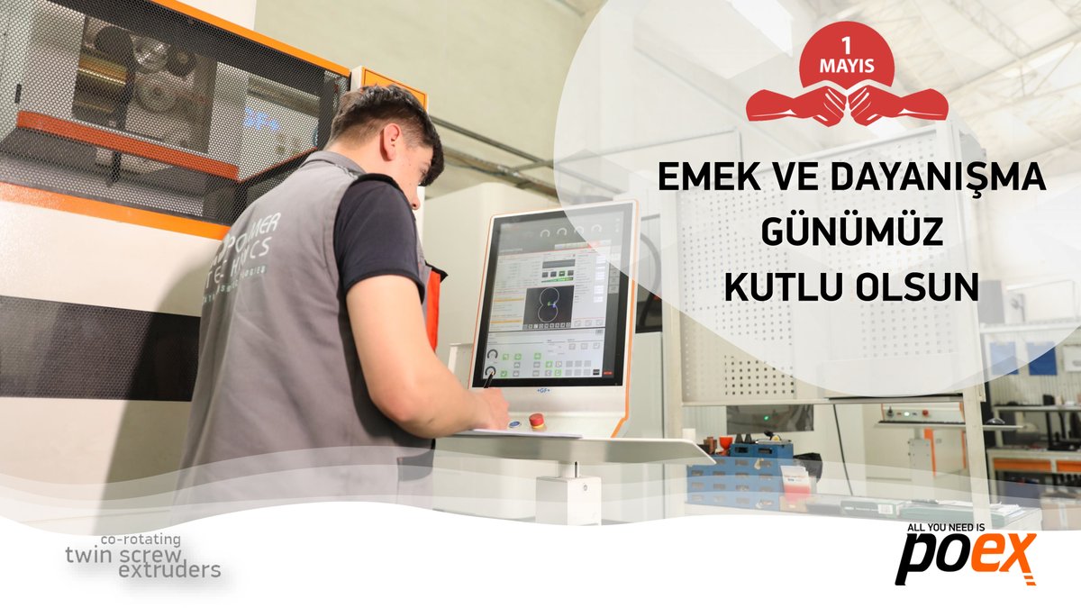 Bugün, dünya genelinde işçi sınıfının haklarını ve emeğin değerini kutladığımız 1 Mayıs Emek ve Dayanışma Günü! Emekçilerin haklarının korunması ve iş koşullarının iyileştirilmesi için birlikte mücadele ederek daha güçlü bir toplum yaratmak için çalışmalıyız.
.
Today is May 1st,
