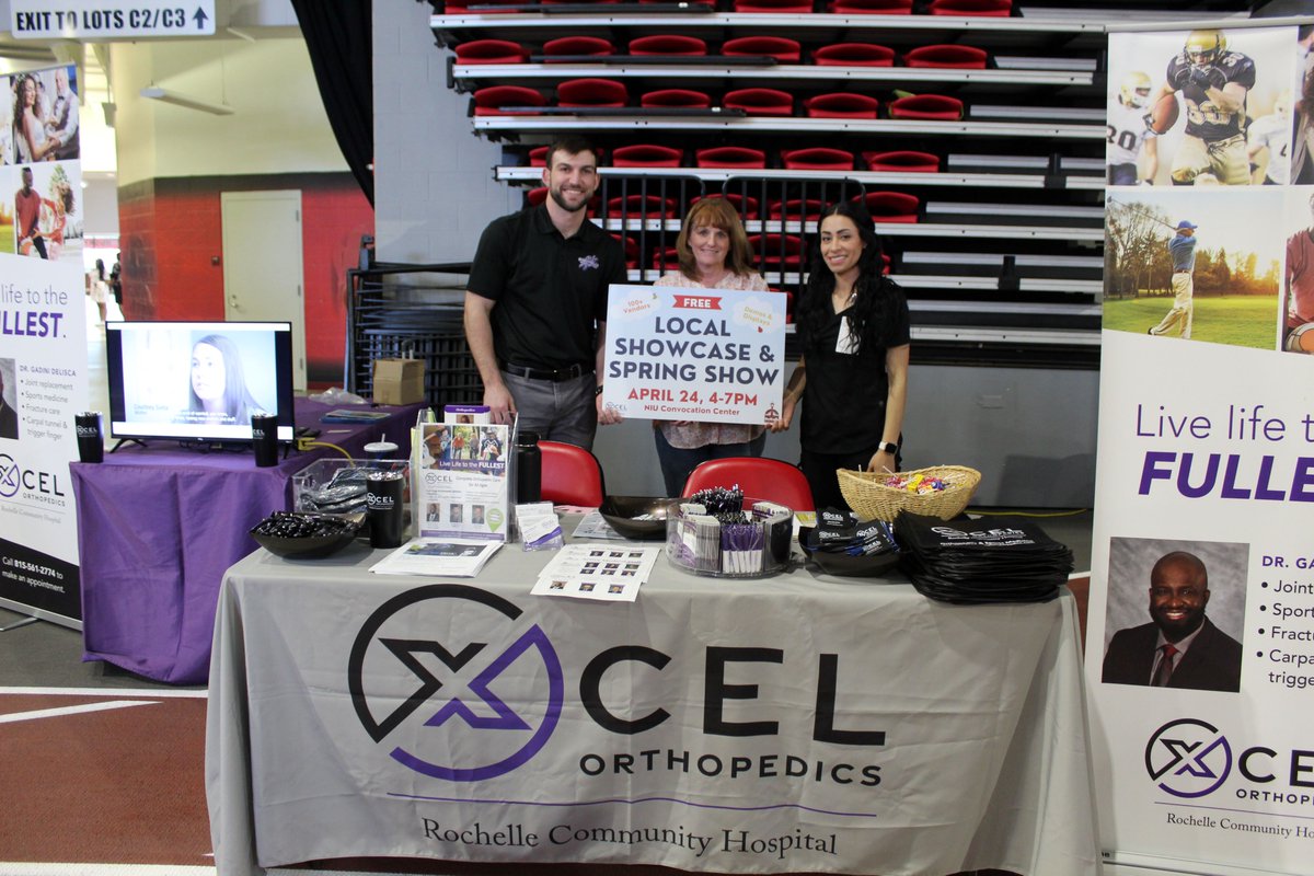 Thanks to everyone who made the Local Showcase &amp; Spring Show a success!🎉 Special thank you to Presenting Sponsor, XCEL Orthopedics Clinic and all our sponsors, volunteers, staff, and the NIU Convocation Center. We couldn't do it without you!