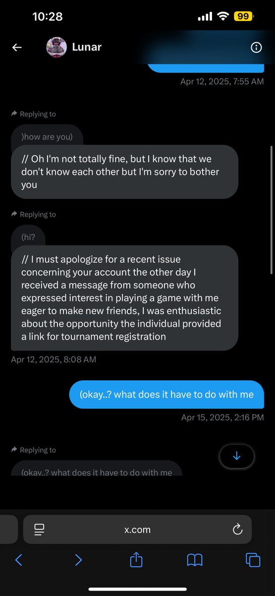 ChooseOneDarlin's tweet photo. I dont post much but
this account has in fact been hacked :p https://t.co/BzmAXVudtD