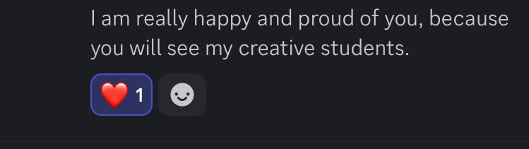 I often think about how much of a lasting impact some of the work I do actually has…

Woke up to a DM today from a Teacher that I guided a while back.

This is so damn cool. 🥲
