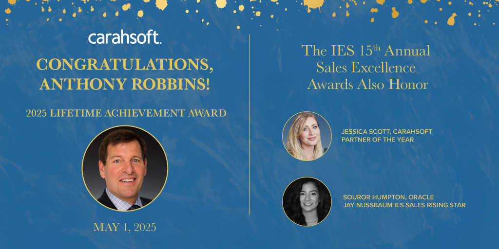 Carahsoft (@carahsoft) on Twitter photo Honoring the best in sales leadership at the 15th Annual IES Awards. Congrats to our very own Jessica Scott—2025 Partner of the Year—alongside Anthony Robbins & Souror Humpton. Don’t miss the celebration. Register now: carah.io/8ea2a5
#SalesExcellence #GovTech <a href="/IESBD/">ExcellenceinSales</a> Honoring the best in sales leadership at the 15th Annual IES Awards. Congrats to our very own Jessica Scott—2025 Partner of the Year—alongside Anthony Robbins & Souror Humpton. Don’t miss the celebration. Register now: carah.io/8ea2a5
#SalesExcellence #GovTech <a href="/IESBD/">ExcellenceinSales</a>