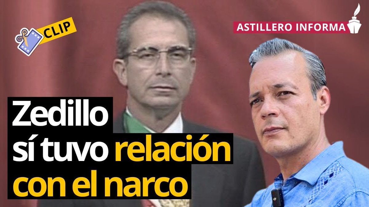 🚢 #AstilleroInforma | No queda duda de la relación de Zedillo con el n@rco, audios lo demuestran: <a href="/cesargutipri/">Cesar Gutiérrez Priego M.R.</a>

📺 Ve la entrevista buff.ly/HvUFXNH