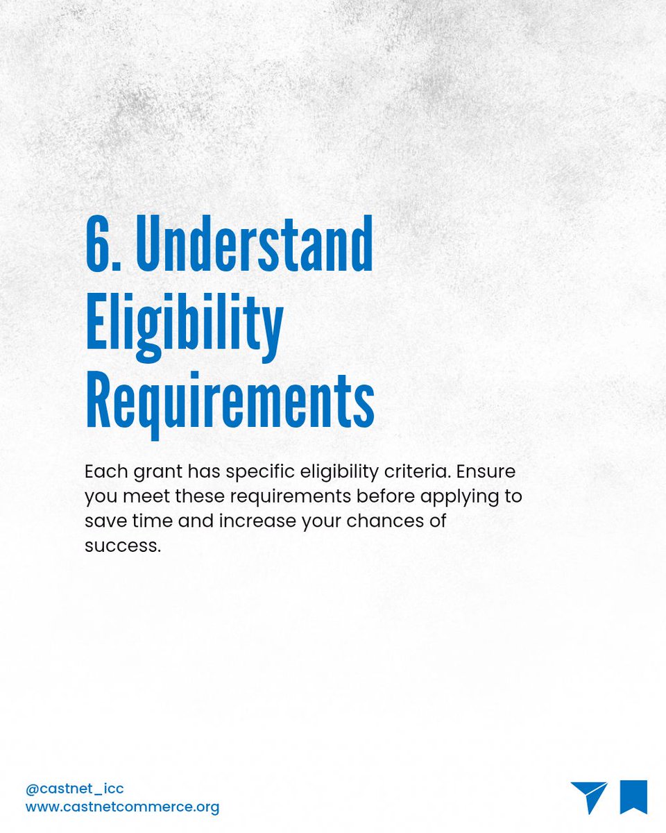 CASTNET_ICC's tweet image. Swipe through to uncover actionable insights and resources to fuel your entrepreneurial journey.

#CASTNET #BusinessGrowth #GrantOpportunities #TipsTuesday #FundingYourBusiness #GlobalExpansion #BusinessGrants #SmallBusinessFunding #InternationalMarkets #CASTNETInsights