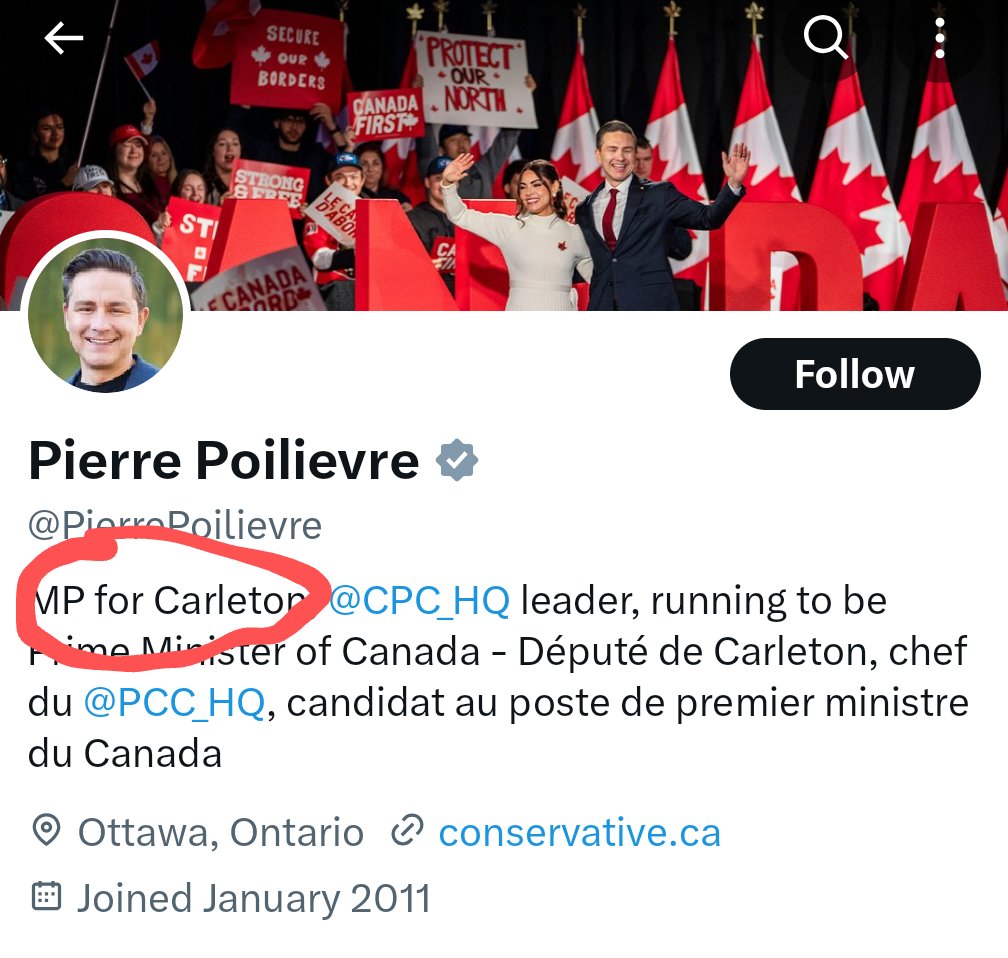 Hey PeePee, we finally agree on something, when you're right, you're right. Time to update that bio. #Bubye <a href="/PierrePoilievre/">Pierre Poilievre</a>