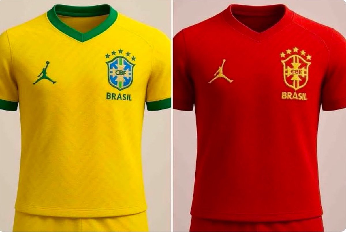 vereadorppcell's tweet photo. Seleção brasileira poderá ter uma camisa vermelha como segunda opção. Após a “amarelinha” ser tão usada pela direita e, devido a isso, ser largada pela esquerda. 

Qual a opinião de vocês sobre isso? Usariam a nova cor? https://t.co/Sv00h7QAyn
