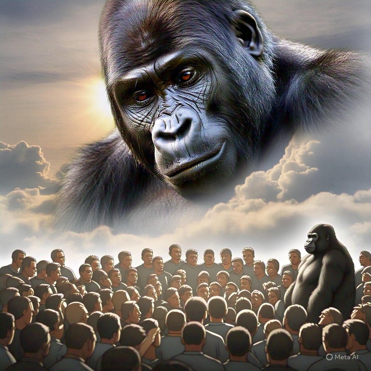 Justtryin2c's tweet image. Harambe wouldn’t want this.