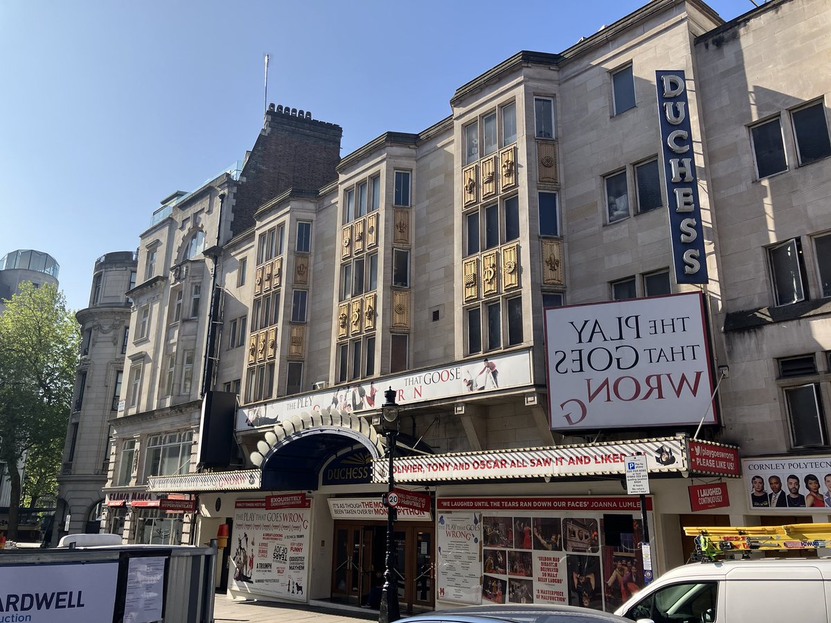 Day 3 of rehearsals, but Day One at the theatre. Feeling very lucky to be working on such a great play, with a brilliant group of people. <a href="/playgoeswrong/">The Play That Goes Wrong</a> <a href="/mischiefcomedy/">Mischief</a> #GoesWrong