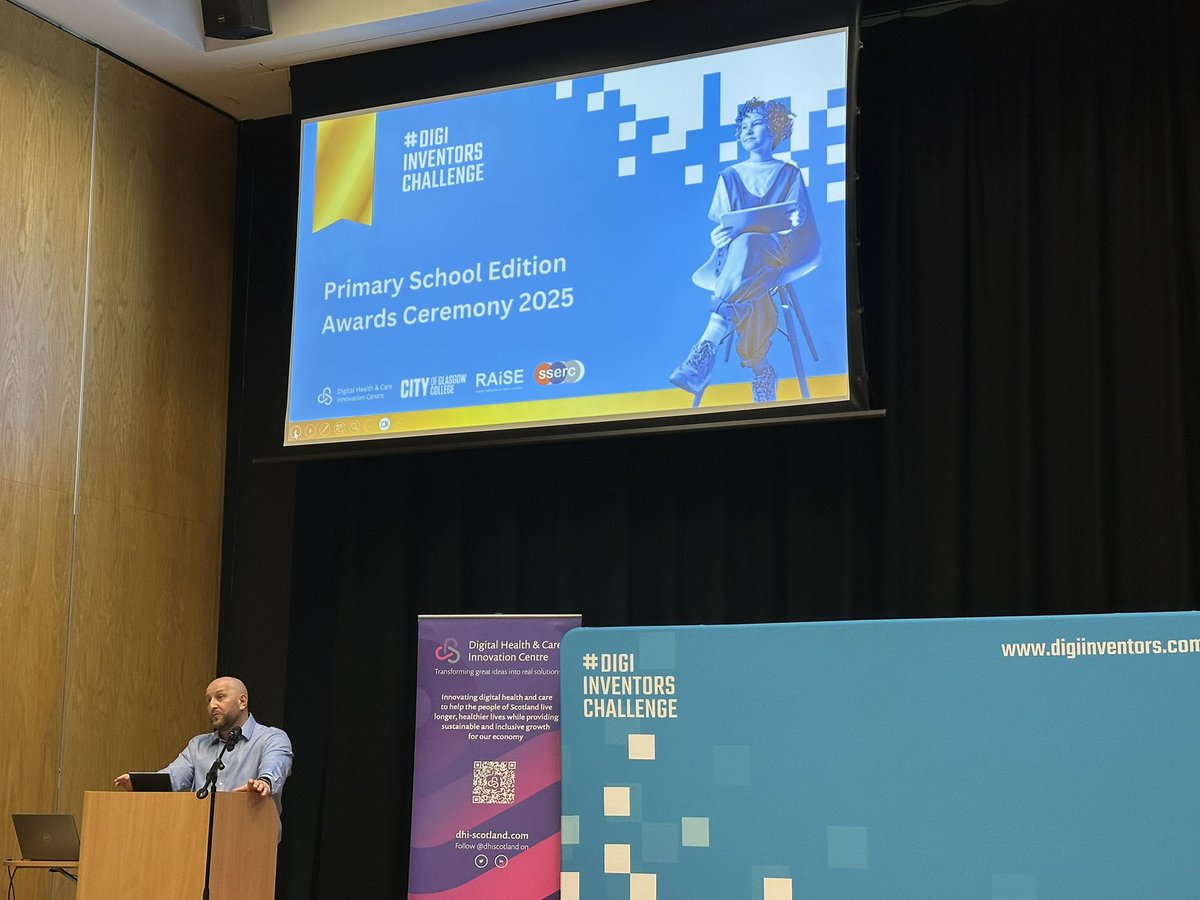 📍Live from City of Glasgow College for tonight’s #DigiInventors Primary School Awards!

We’re celebrating the incredible innovation of Scotland’s young digital health inventors. Stay tuned! 🎉