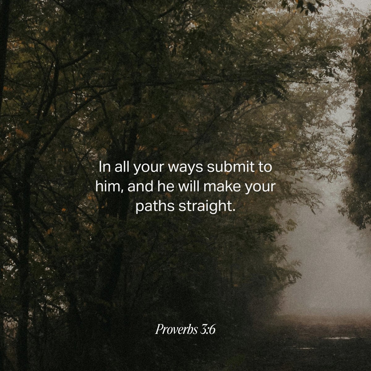 YouVersion's tweet photo. Proverbs 3:6 https://t.co/cpiOyK2KNR