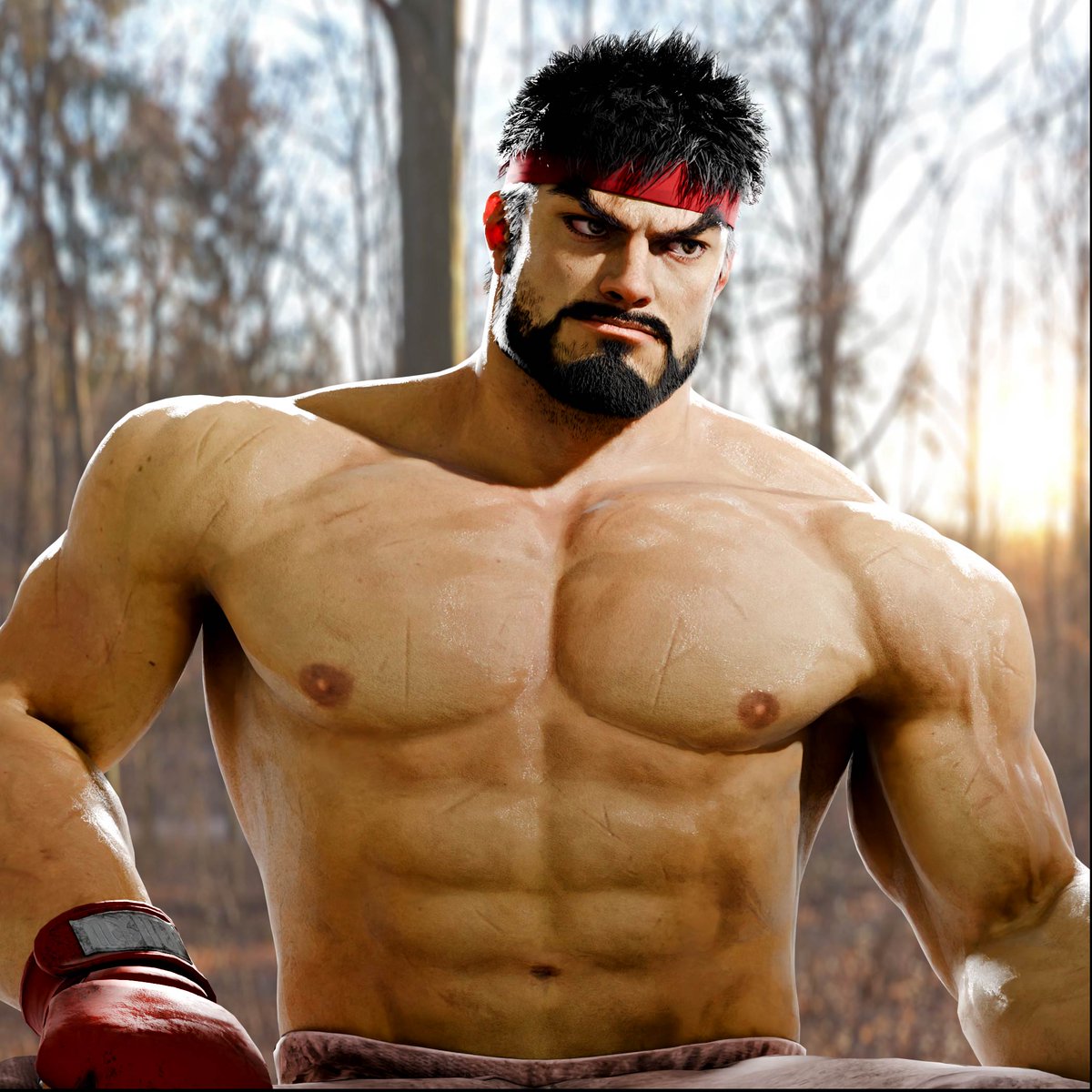 random render of ryu☺️ (sfw) #ryu