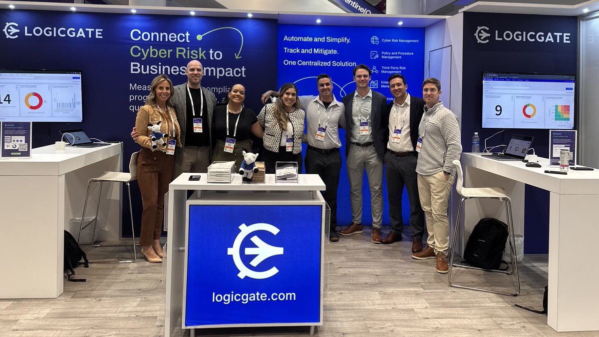 LogicGate's tweet image. We&apos;re here at #RSAC2025! 🚀

Stop by Booth 3311 in the South Expo to see how #LogicGate is tackling today’s biggest #cybersecurity challenges with modern connected #GRC.

Here’s a preview of what we’re bringing to the floor: logicgate.com/blog/smarter-r…