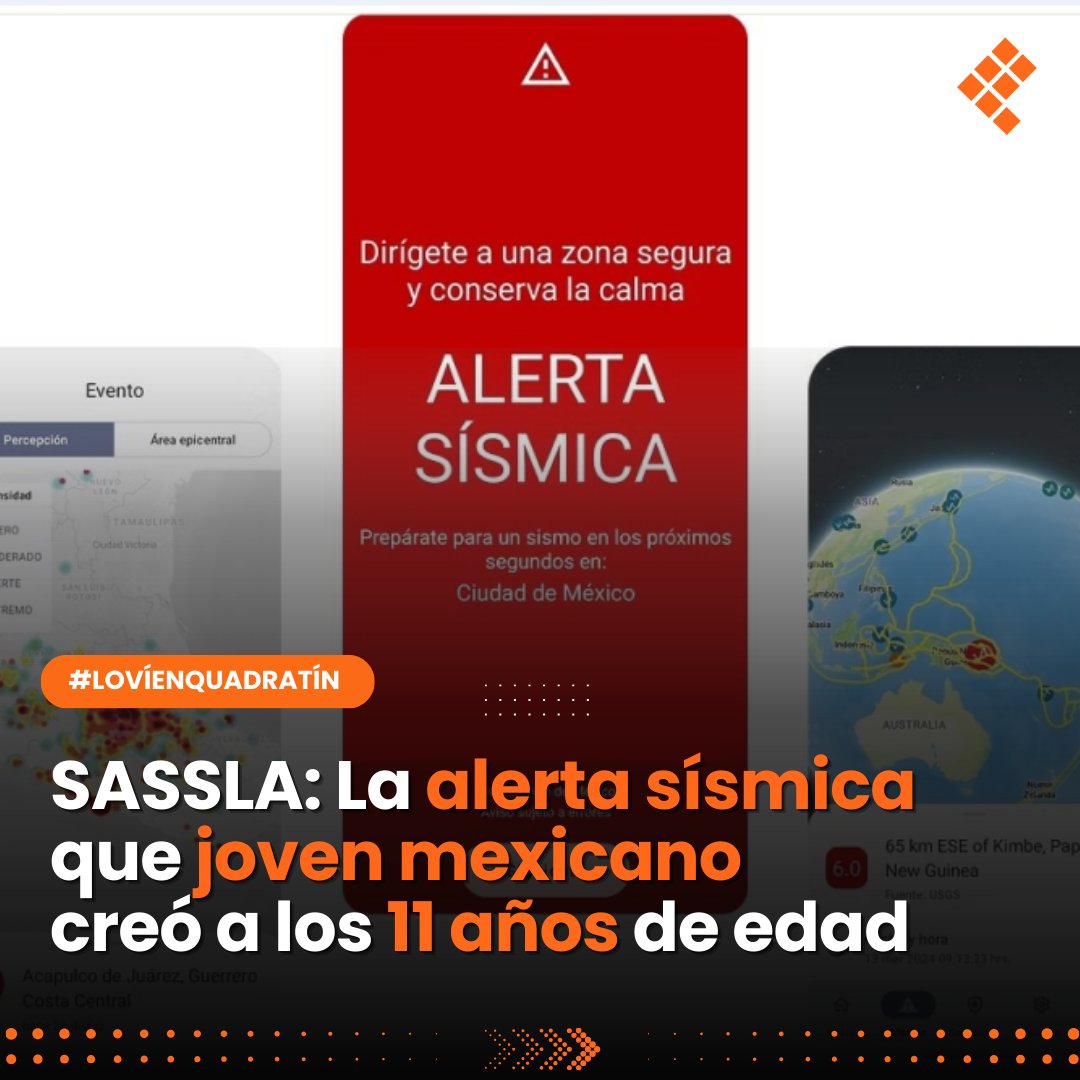 🔴👉La app SASSLA, desarrollada por Diego Ramírez Calvo, ha alcanzado 12 millones de descargas. ¿Cómo funciona esta innovadora herramienta? 👇
acortar.link/5eLyBC
#LoVíEnQuadratín