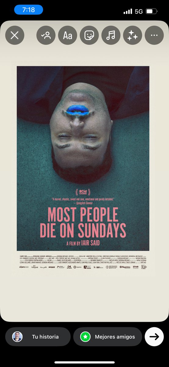 🇺🇸 Esta semana se estrena en USA mi película. El 2 en NY y el 9 en LA. Hicieron un afiche hermoso. Es medio impensado el recorrido que va teniendo la película. Pero bueno… Se estrena en otro país... y ... no conozco a mucha gente que viva ahí, así que recomienden (?)