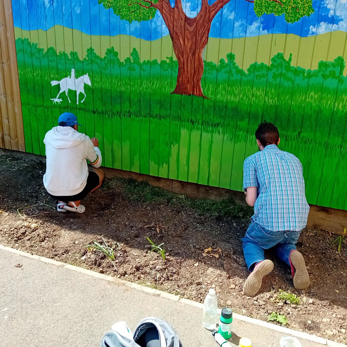 Bosworth Garden Project update....right from inception our patients took the lead on the project and thanks immensely to <a href="/Raising_Health_/">Raising Health</a>   the project is taking shape