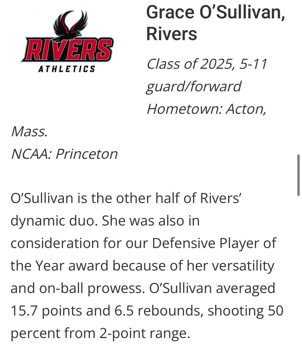 Kenny Small Jr. (@theyoungcoachk) on Twitter photo Congrats g-money! on <a href="/nehoopjournal/">New England Basketball Journal</a> first team! <a href="/OSullivanGrace_/">Grace OSullivan</a> WINGS UP! Congrats g-money! on <a href="/nehoopjournal/">New England Basketball Journal</a> first team! <a href="/OSullivanGrace_/">Grace OSullivan</a> WINGS UP!