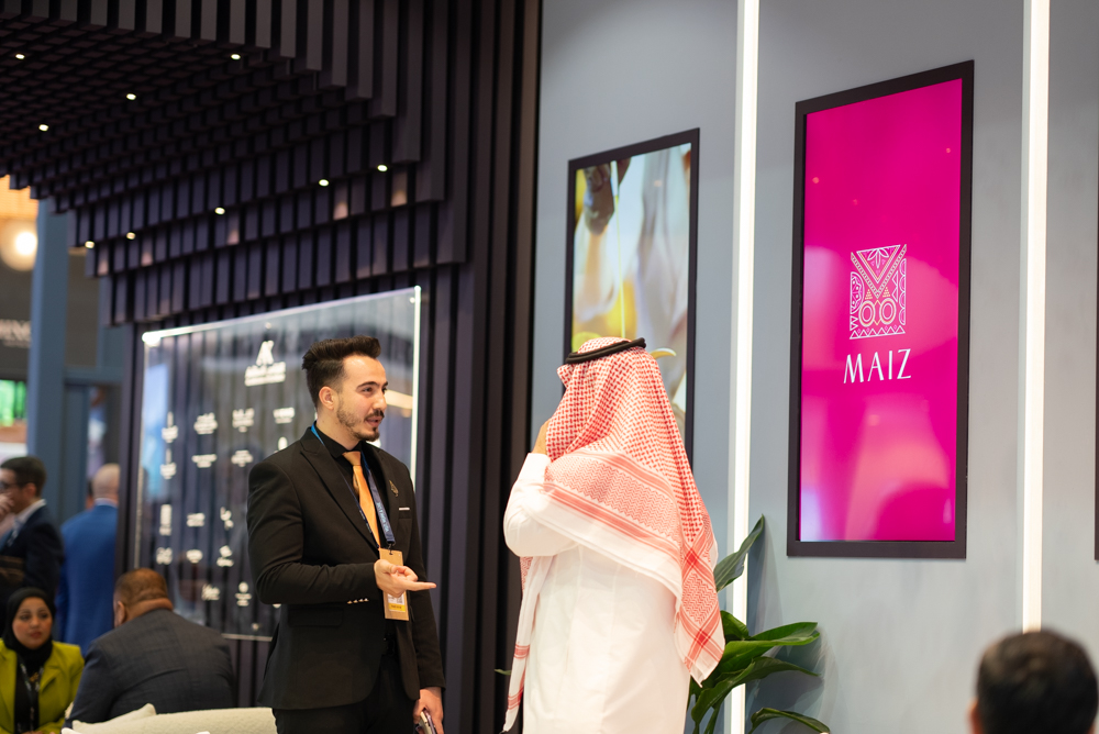 AlkhozamaC's tweet photo. أجواء تفاعلية مميزة و لقاءات مثمرة، في اليوم الثاني من معرض السفر والسياحة #ATMDubai
 زورونا في قاعة 3 – جناحHC3255.
A vibrant atmosphere on our second day at #ATMDubai
Thank you to everyone who visited us today.
Hall 3 – Stand HC3255.
#Alkhozama_investment
#الخزامى_للاستثمار | #ATM2025