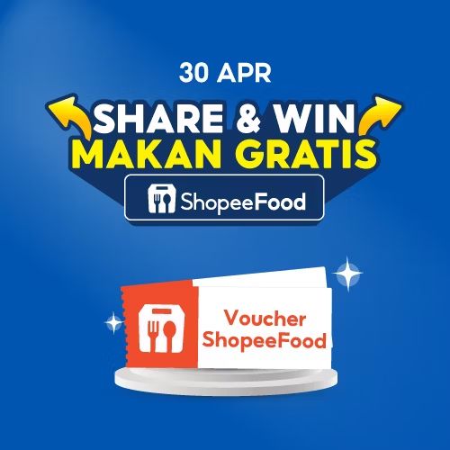 [SHARE &amp; WIN MAKAN GRATIS 30 APR] Mau tau caranya? Yuk, gabung grup Shopee-ku sekarang juga dan ajak temanmu untuk dapetin Diskon 100% s/d 35RB!  Langsung klik di sini 👉 shp.ee/mwqo1evqo9f