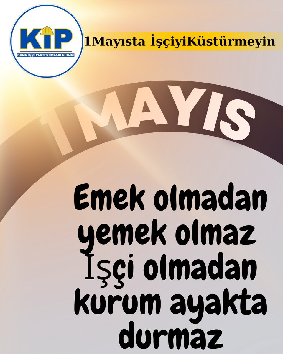 kamuscihaber's tweet image. 1Mayısta İşçiyiKüstürmeyin 
@isikhanvedat @RTErdogan @turkiskonf @hakiskonf @tezkoopissndk