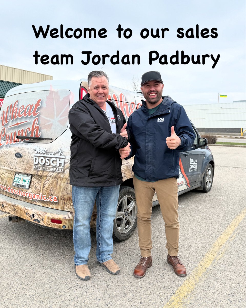 doschorganic's tweet photo. Great to have Jordan join our team.  Looking forward to building our businesses together #saskatchewan https://t.co/fZAqHfzXGu