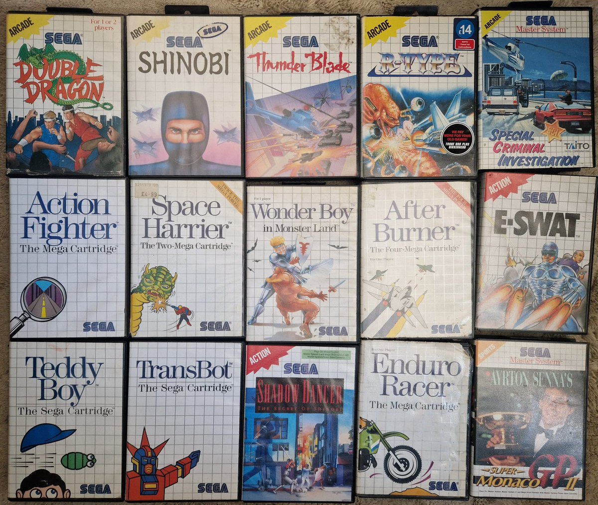 Arcade Action on Sega Master System