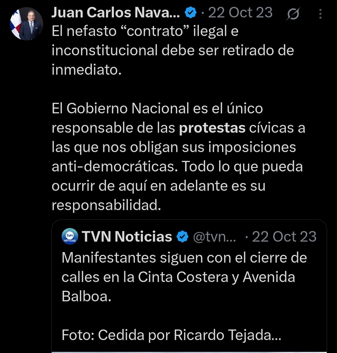 Abro hilo de lo que pensaba Navarro de las protestas cuando no estaba en el gobierno 🔥