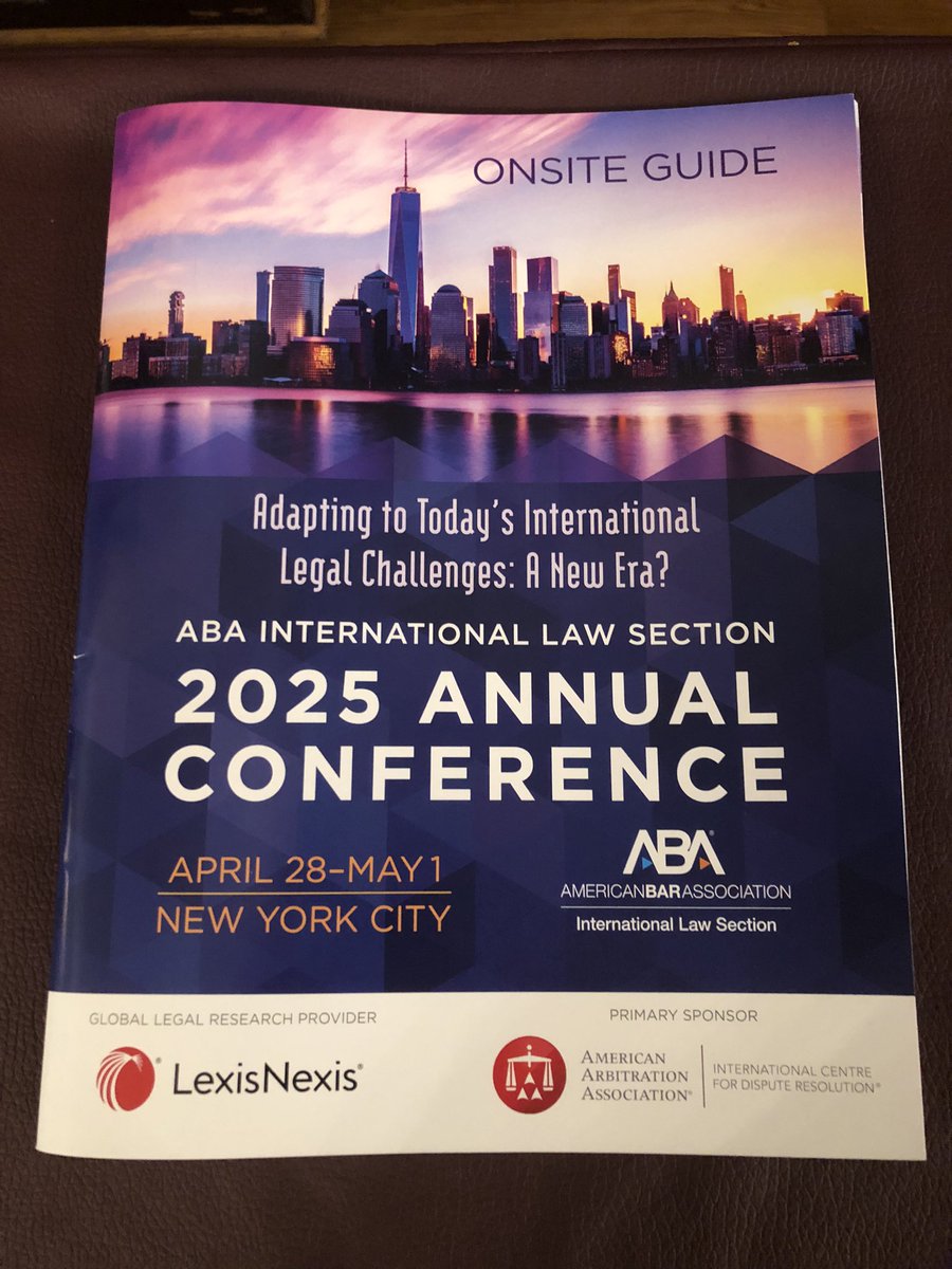 Great to be attending the <a href="/ABAInternatl/">ABA International</a> Spring Meeting in New York!