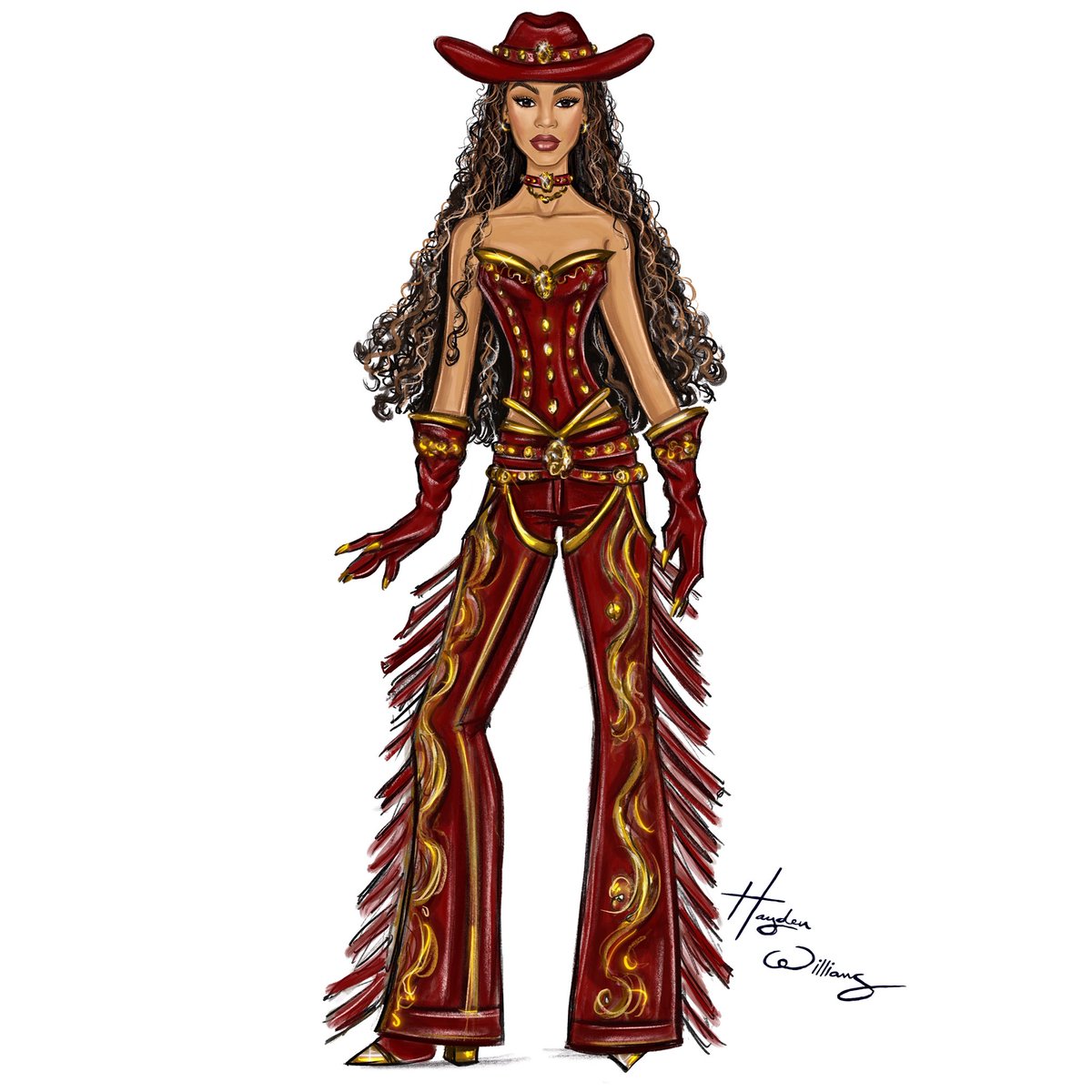 Hayden_Williams's tweet image. Just casually creating custom designs for Miss #BlueIvy 💫
I’ve only gone & done it…I have finally designed costumes for #Beyonce’s #CowboyCarterTour. I had to keep this project top secret, but I can finally talk about this surreal & magical moment! BLUE IVY CARTER wearing…