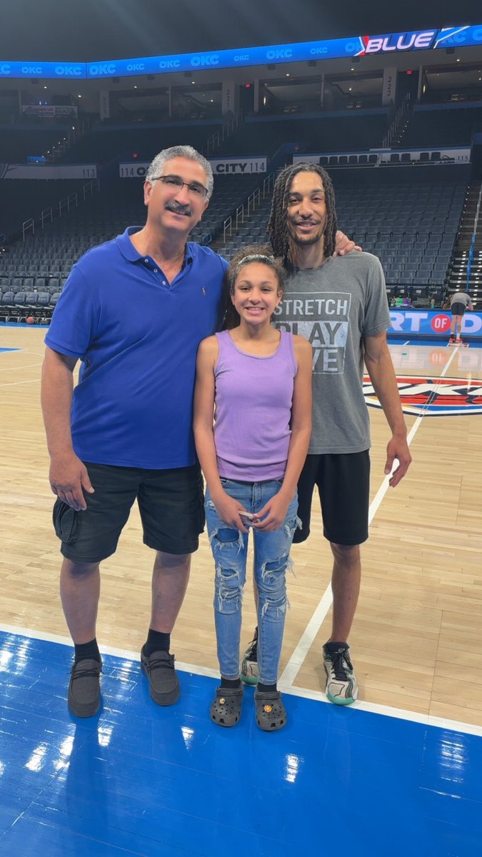 shayon1015's tweet photo. Got to play at the Paycom center last month before I went to Ecuador. #okcthunder https://t.co/G4l1KXy3Zh