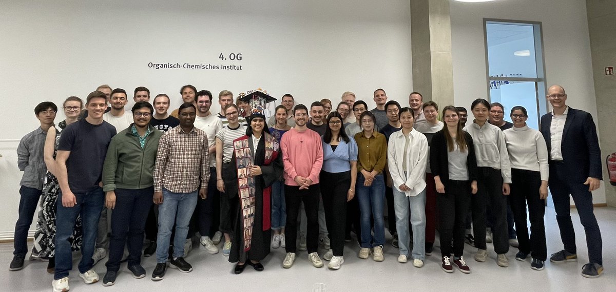 Glorius Group (@gloriusgroup) on Twitter photo Huge congratulations to Dr. <a href="/LaskarRanjini/">Ranjini Laskar</a> on successfully defending her PhD! 🥳 Your research always kept us excited in all the right states. 💡 Wishing you all the best for your bright path ahead! 🌟📸🧪 #PhDone #Photochemistry Huge congratulations to Dr. <a href="/LaskarRanjini/">Ranjini Laskar</a> on successfully defending her PhD! 🥳 Your research always kept us excited in all the right states. 💡 Wishing you all the best for your bright path ahead! 🌟📸🧪 #PhDone #Photochemistry