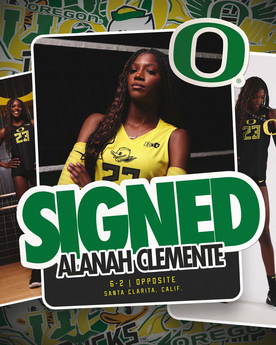 🔰NEW DUCK ALERT🔰

Alanah Clemente
6-2 | Opposite
Santa Clarita, Calif.

🏐2x All-Mission League (CA) performer🏐

Welcome to THE FLOCK, Alanah 🦆

#GoDucks