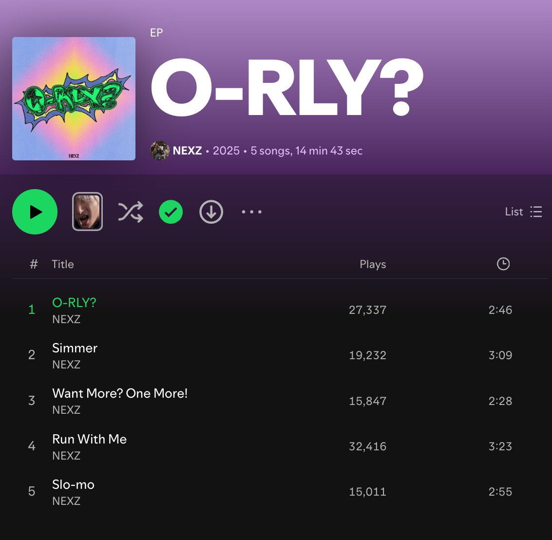 NEXZ Spotify tweet media