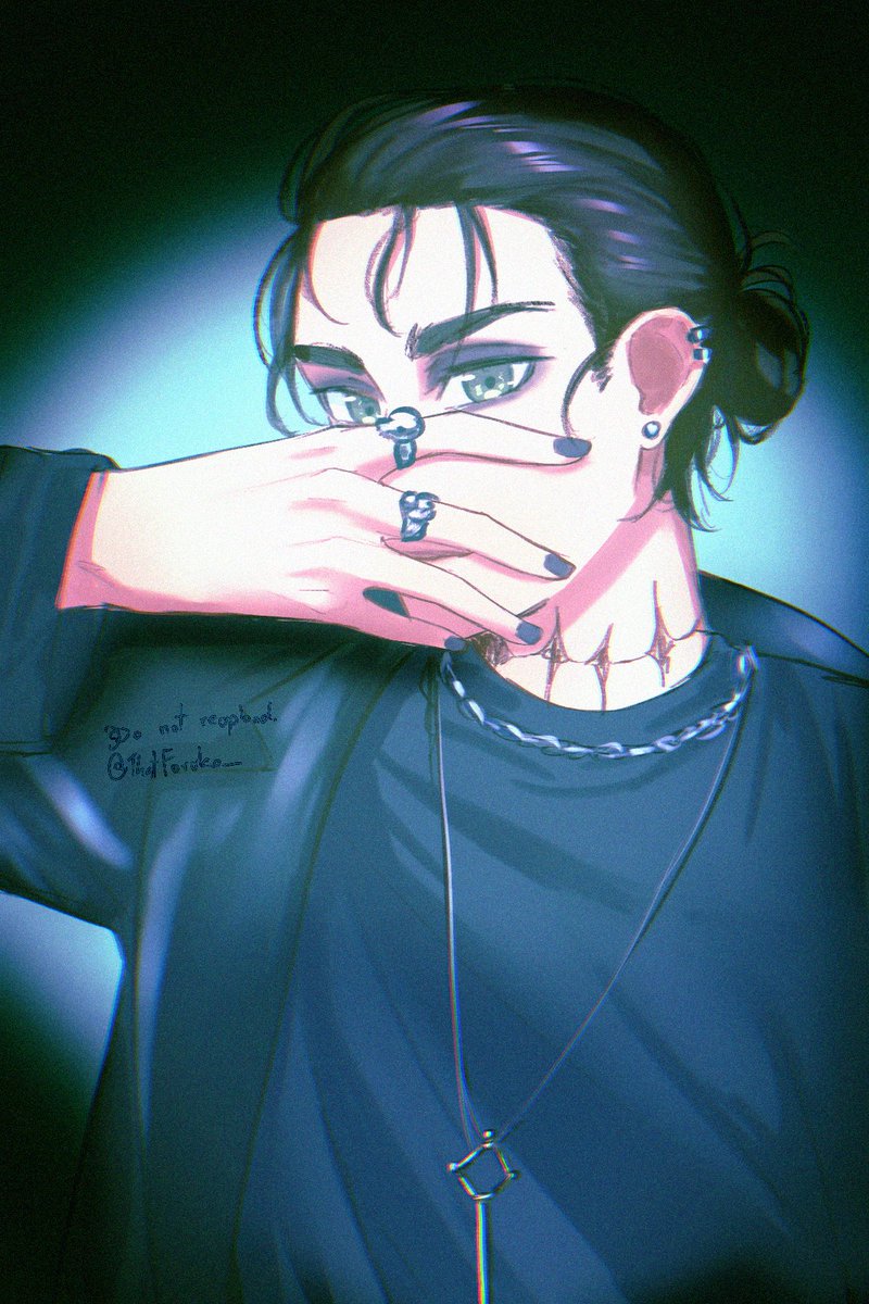 ThatForuko_'s tweet photo. Day 02 - rock star/idol Eren x goth Eren
#ErenWeek2025 
#エレンウィーク2025 https://t.co/cAsjh3Utem