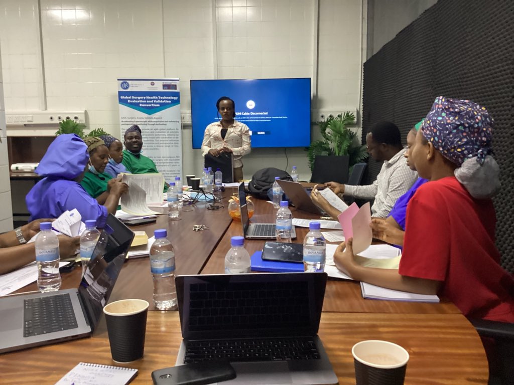 GSU_Rwanda's tweet photo. Today, a team of @GSU_Rwanda staff conducted a Site Initiation Visit #SIV for #PENGUIN study to showcase to the @KibagabagaH team the process and what needed for them to implement #PENGUIN study successfully @Uni_Rwanda, @UCmhs, @Fostino21, @kfaisalhospital, @NIHR_GSU. https://t.co/HLBgei0FUO