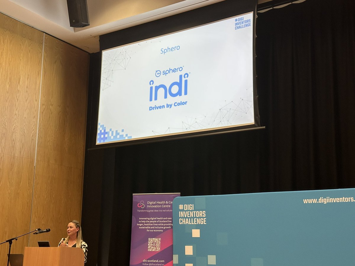 Every winner tonight takes home a <a href="/Sphero/">Sphero</a> Indi robot! 🤖

A big step towards inspiring Scotland’s next generation. 

#DigiInventors #STEM
