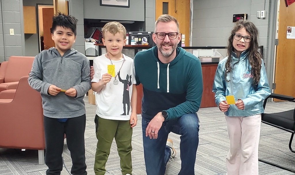 These students were drawn from our March/April Positive Office Referral jar and received ice cream certificates generously donated by LESO. We’re proud of their positive impact at Lakeview—way to go, Can Do Kids!