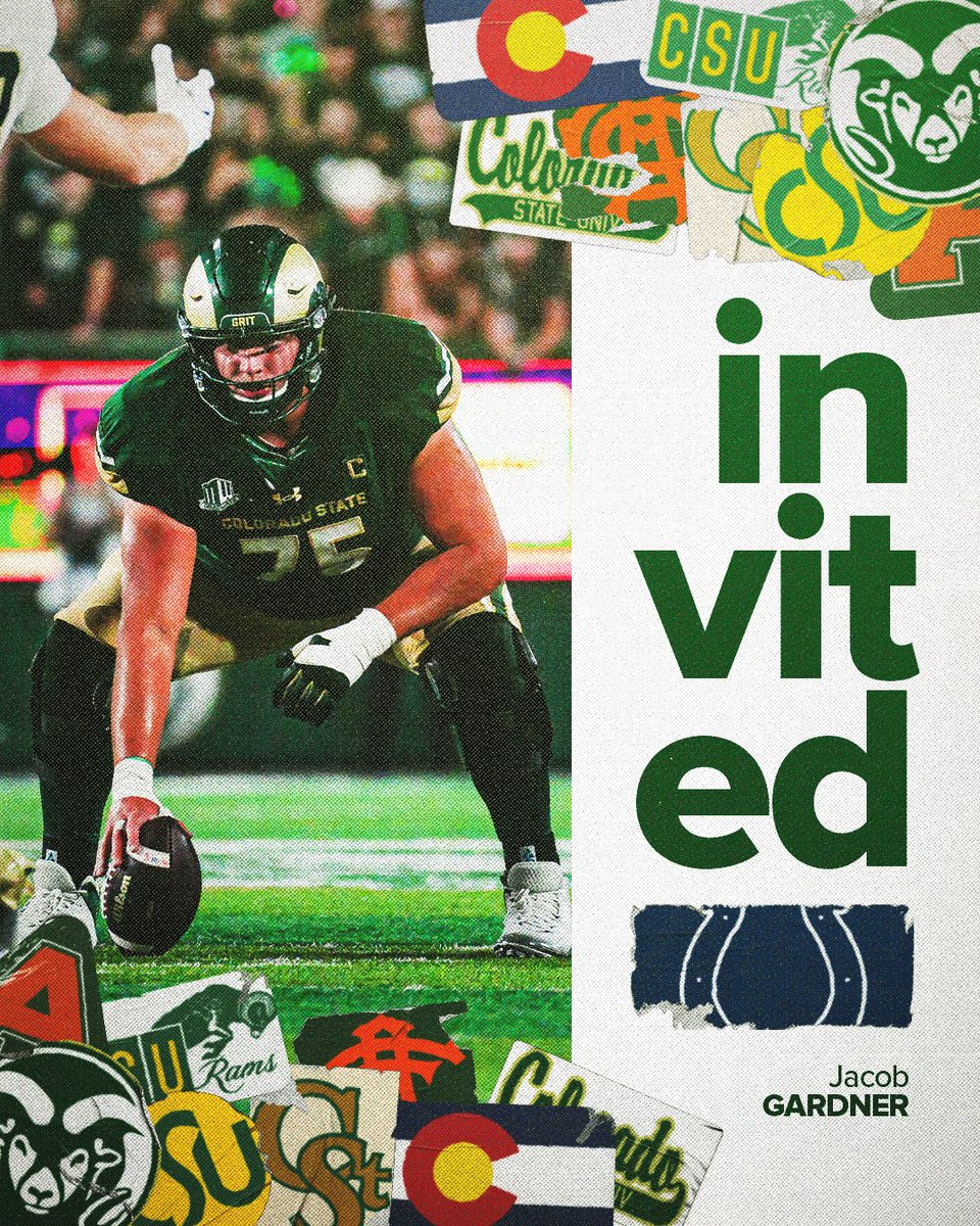 Colorado State Football (@csufootball) on Twitter photo ๐๐ข๐ง๐ข๐๐๐ฆ๐ฉ ๐๐ง๐ฏ๐ข๐ญ๐
<a href="/jacobogardner/">Jacob Gardner</a> โก๏ธ <a href="/Colts/">Indianapolis Colts</a>
#NextLevelRams x #ForTheShoe ๐๐ข๐ง๐ข๐๐๐ฆ๐ฉ ๐๐ง๐ฏ๐ข๐ญ๐
<a href="/jacobogardner/">Jacob Gardner</a> โก๏ธ <a href="/Colts/">Indianapolis Colts</a>
#NextLevelRams x #ForTheShoe