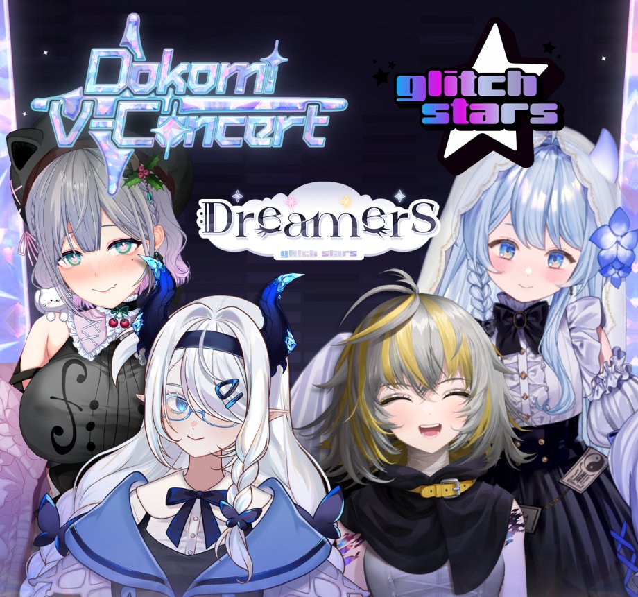 [DOKOMI V-CONCERT UPDATE]  

FLVT is proud to announce that the first group joining us on stage at #dokomivconcert will be from Glitch Stars' Dreamers☁️

Keep an eye out on our Twitter to find out who else will be joining us on stage👀