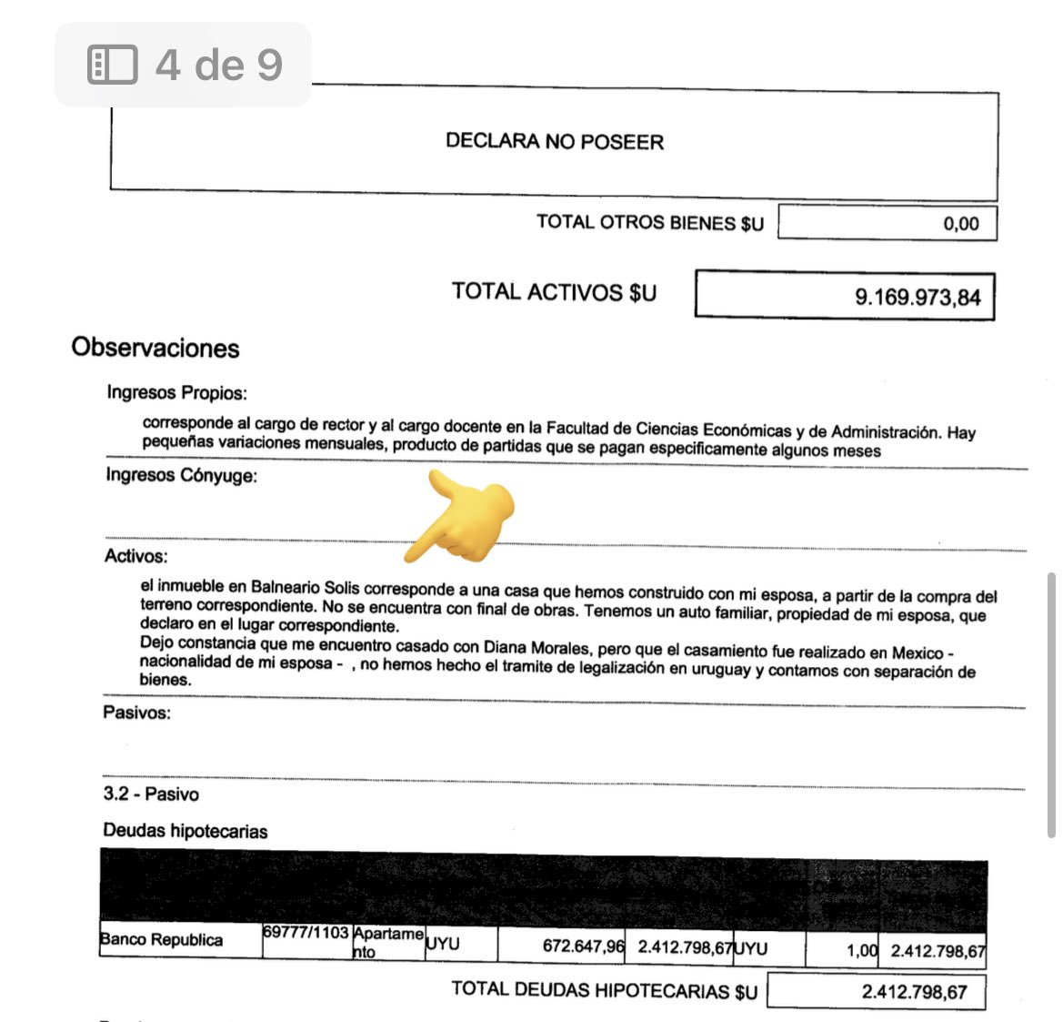 La opereta de los medios titulando contra Rodrigo Arim hoy fue brutal.

En la declaración jurada se explicaba claramente la situación. Es una casa en obra y por lo tanto no corresponde el pago de algunos impuestos.

Estuvo al día en todo momento con BPS para la construcción.