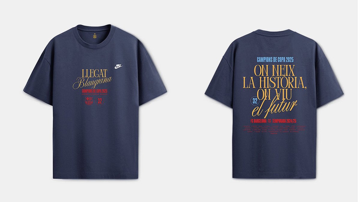 🎁 Regalem dues samarretes commemoratives de la 32a Copa del Barça!

🚨 𝗥𝗲𝗾𝘂𝗶𝘀𝗶𝘁𝘀:
♥️ Seguir el compte de l'#OnzeE3
✍️🏽 Respondre a la pregunta: Qui va ser el millor jugador de la final?

⏳ Teniu temps de contestar fins al final del programa! 

▶️ som3cat.video/Bases-legals