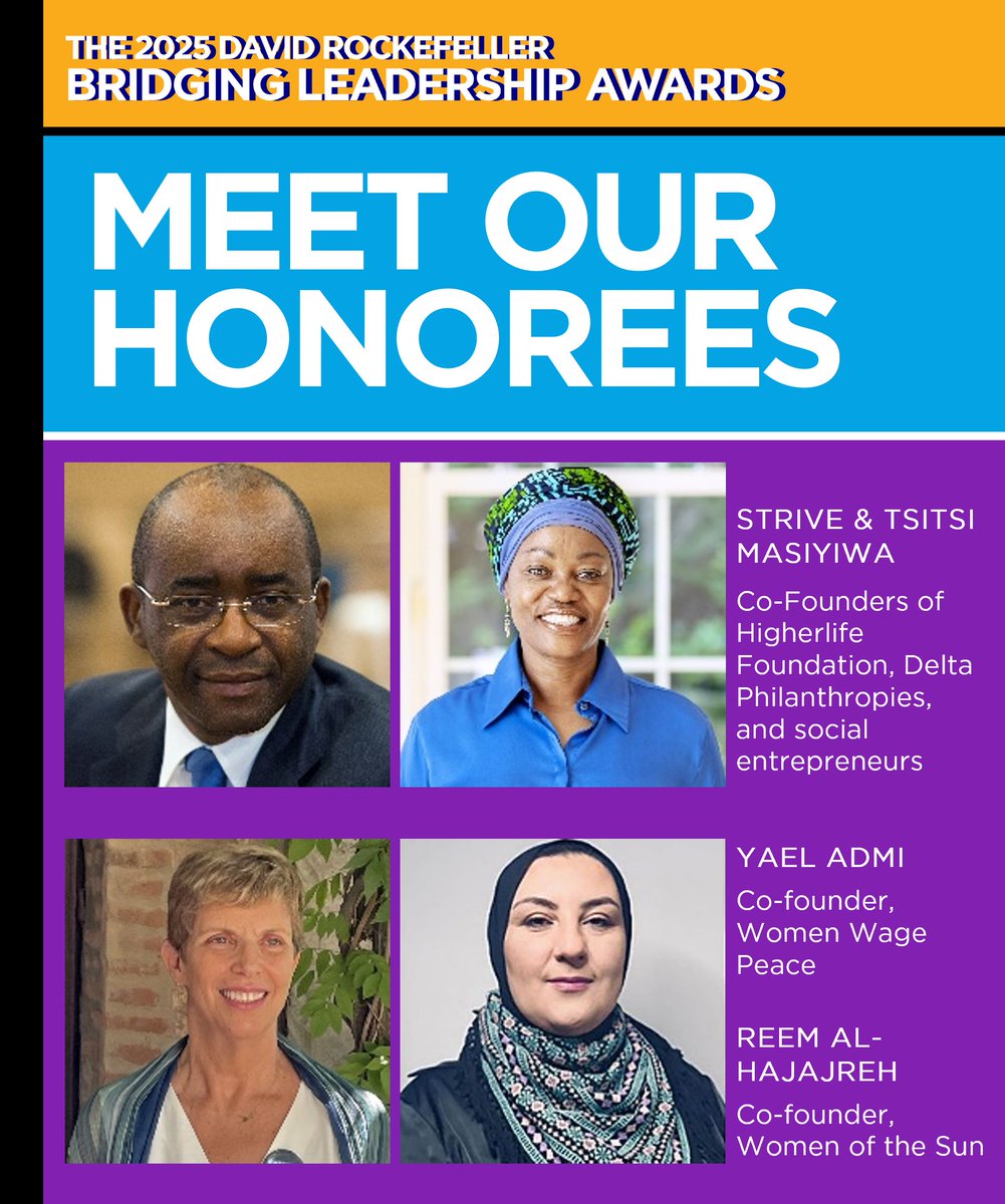 Join us May 6 at the NY Historical for the 2025 Bridging Leadership Awards –  buff.ly/dW0nDD2.
