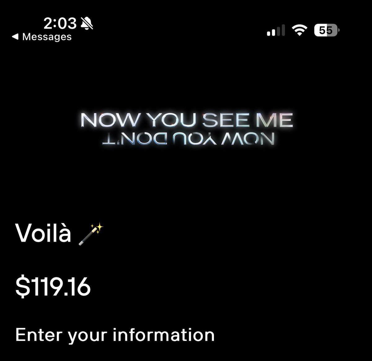 <a href="/NYSMmovie/">Now You See Me</a> OMG THANKS BESTIE!!