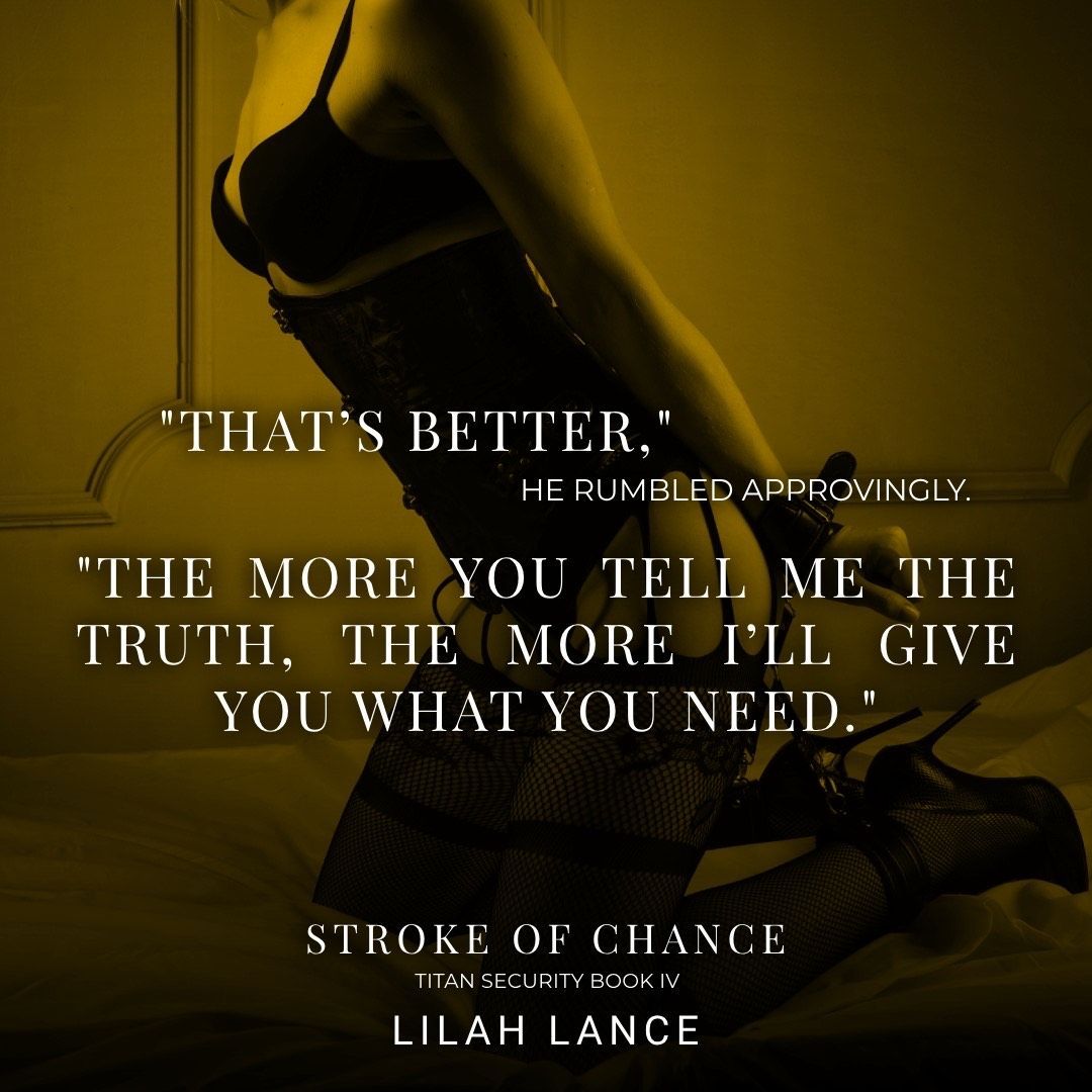 RedHotRomance1's tweet image. #TEASERREVEAL #PREORDER Opposites attract in this sexy, steam-filled story, full of secrets and danger. Stroke of Chance by Lilah Lance #TitanSecurity amzn.to/3Q3I9b4