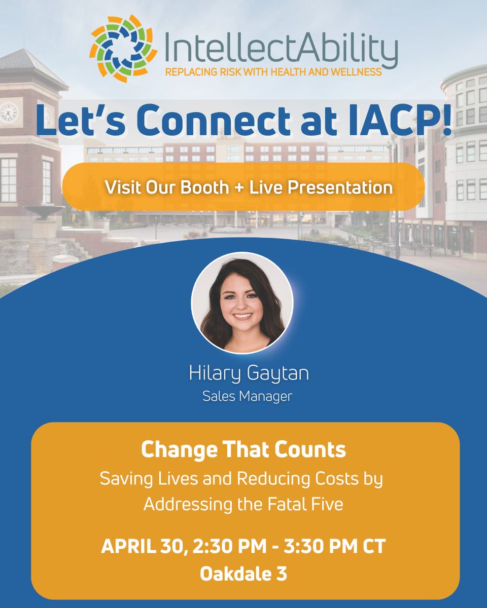 We're at IACP 2025, come say hello! Visit the IntellectAbility booth and don’t miss Hilary Gaytan’s presentation as she shares insights on supporting meaningful lives for people with IDD.
#IACP2025 #IntellectAbility #ChangeThatCounts